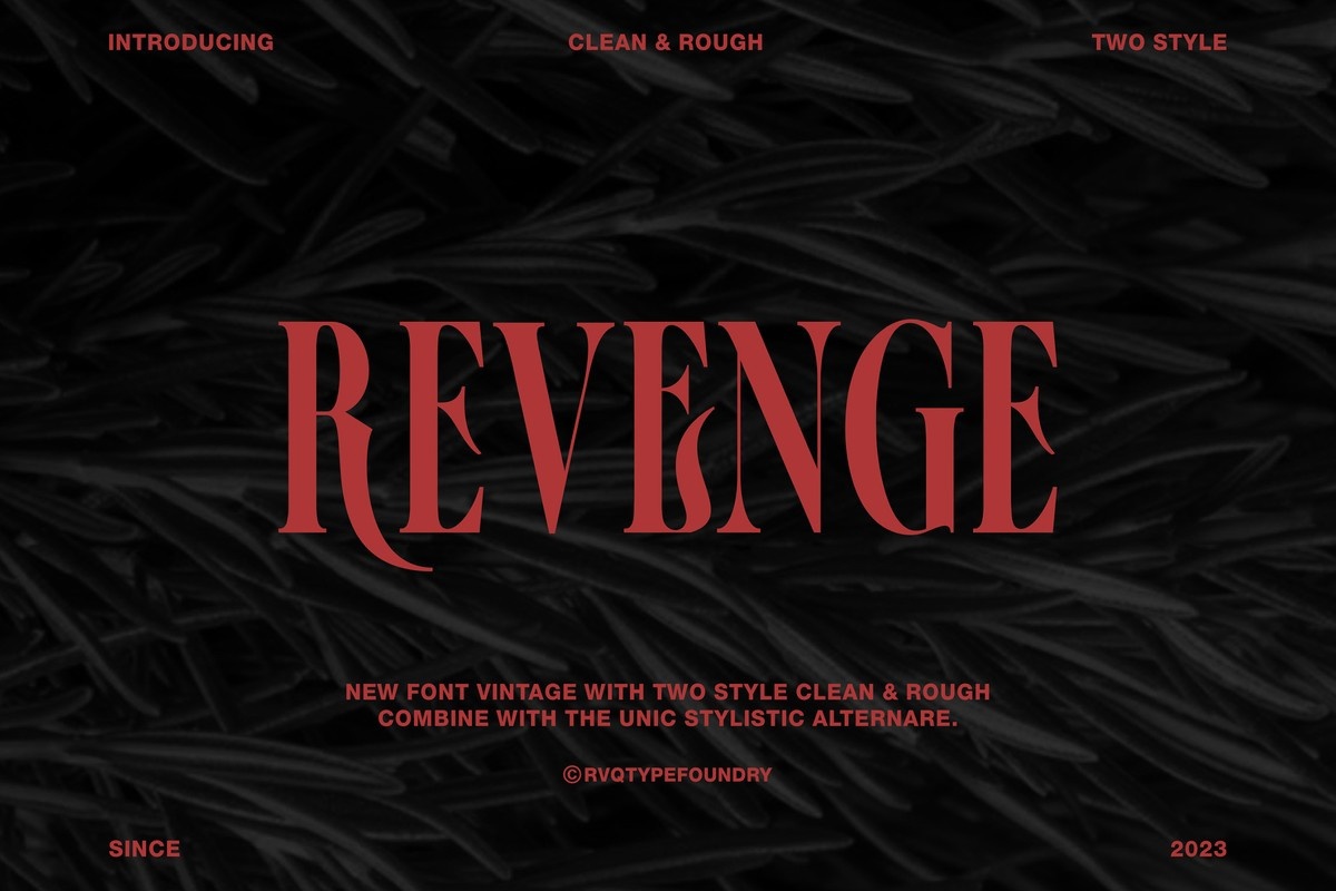 Шрифт Revenge