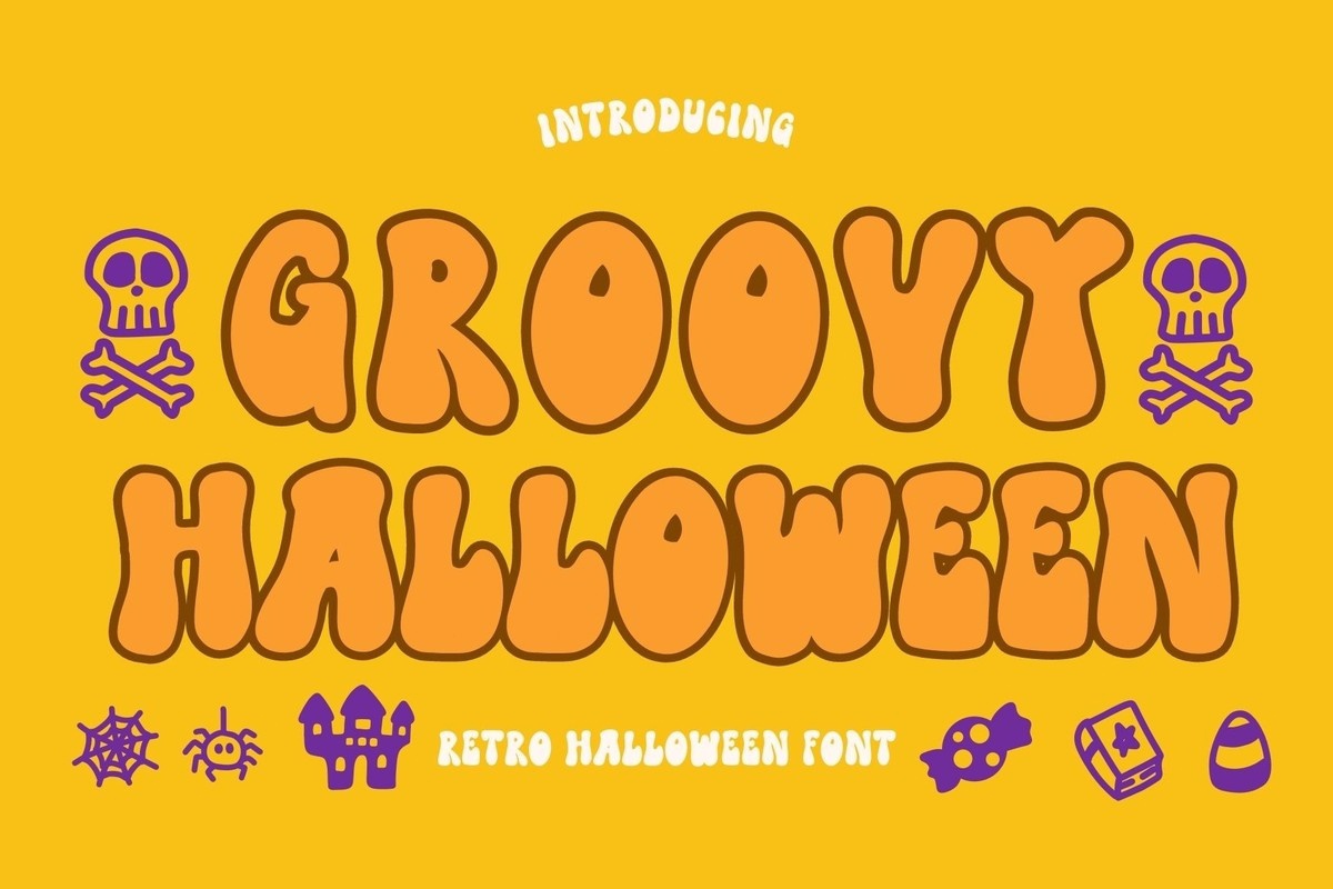 Шрифт Groovy Halloween