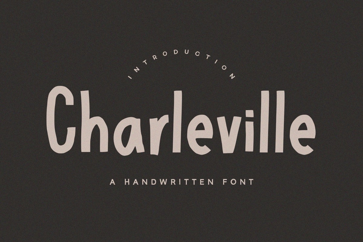 Шрифт Charleville