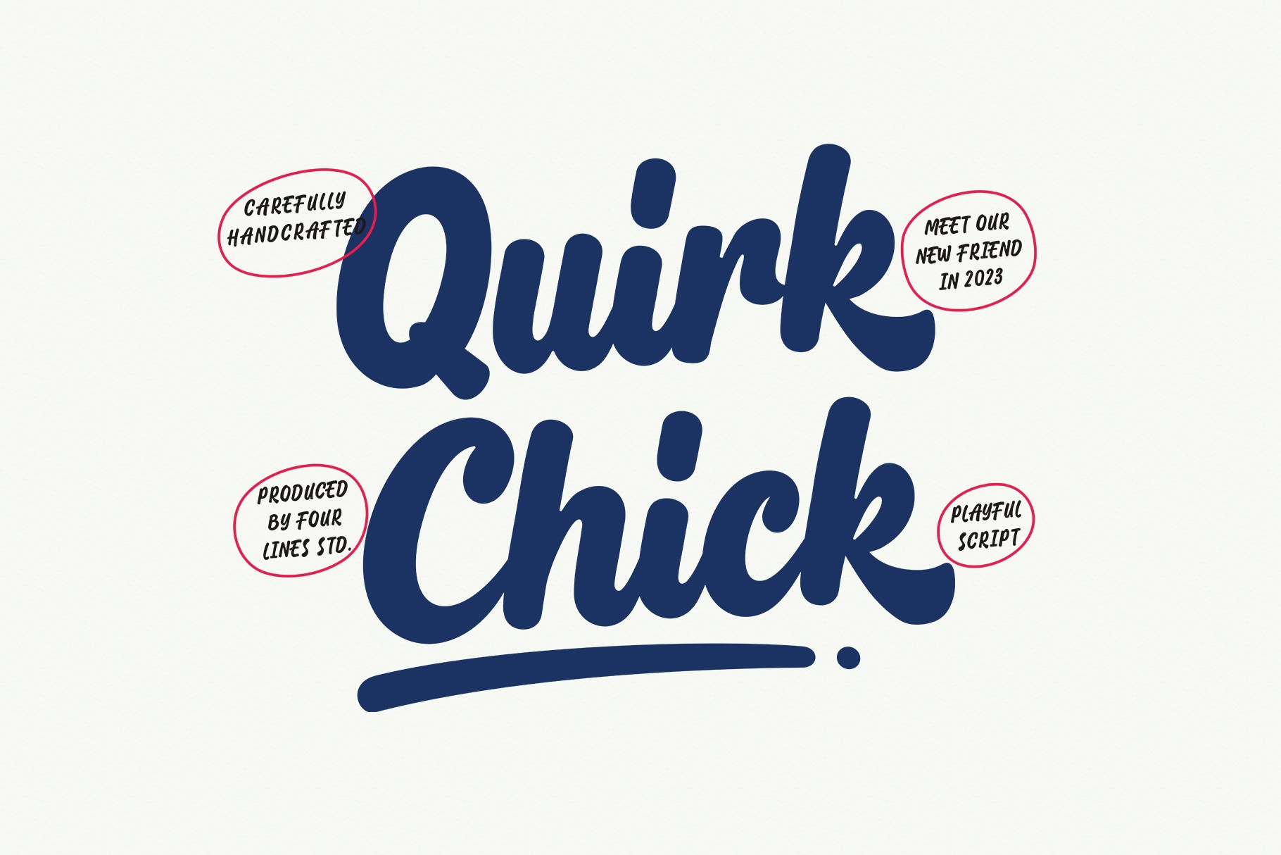 Шрифт Quirk Chick