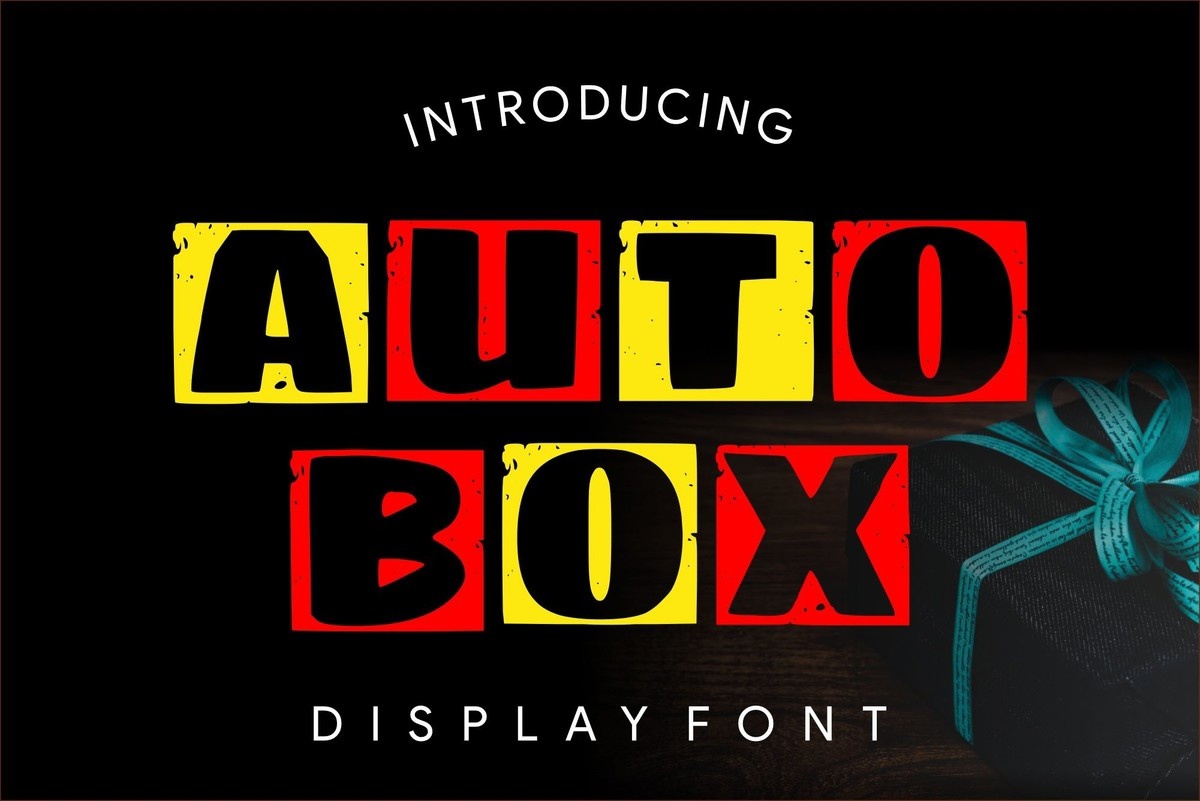 Шрифт Auto Box