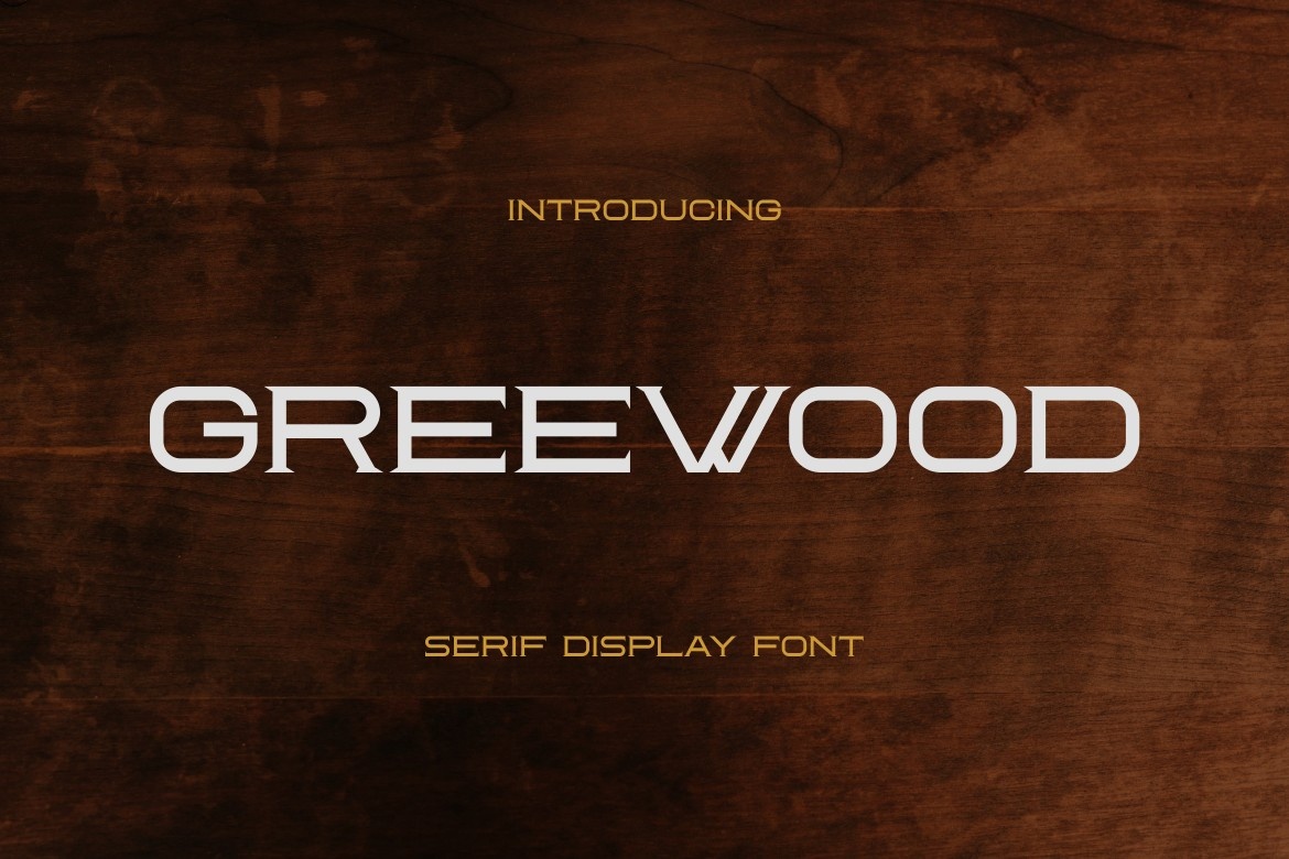 Шрифт Greewood