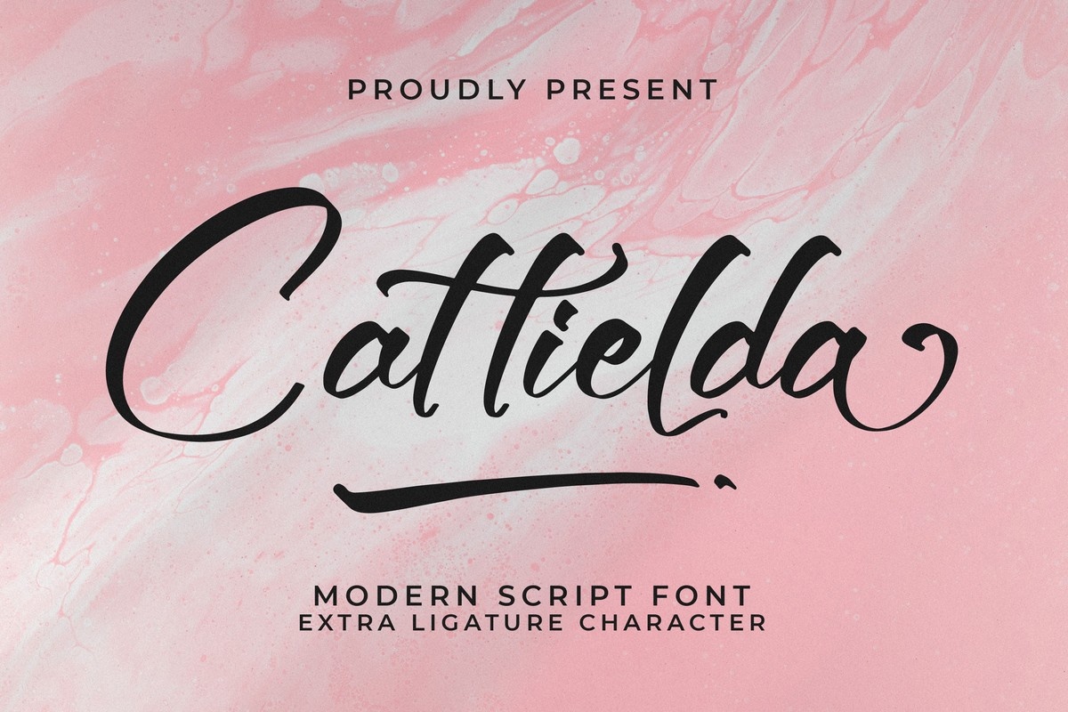 Шрифт Cattielda