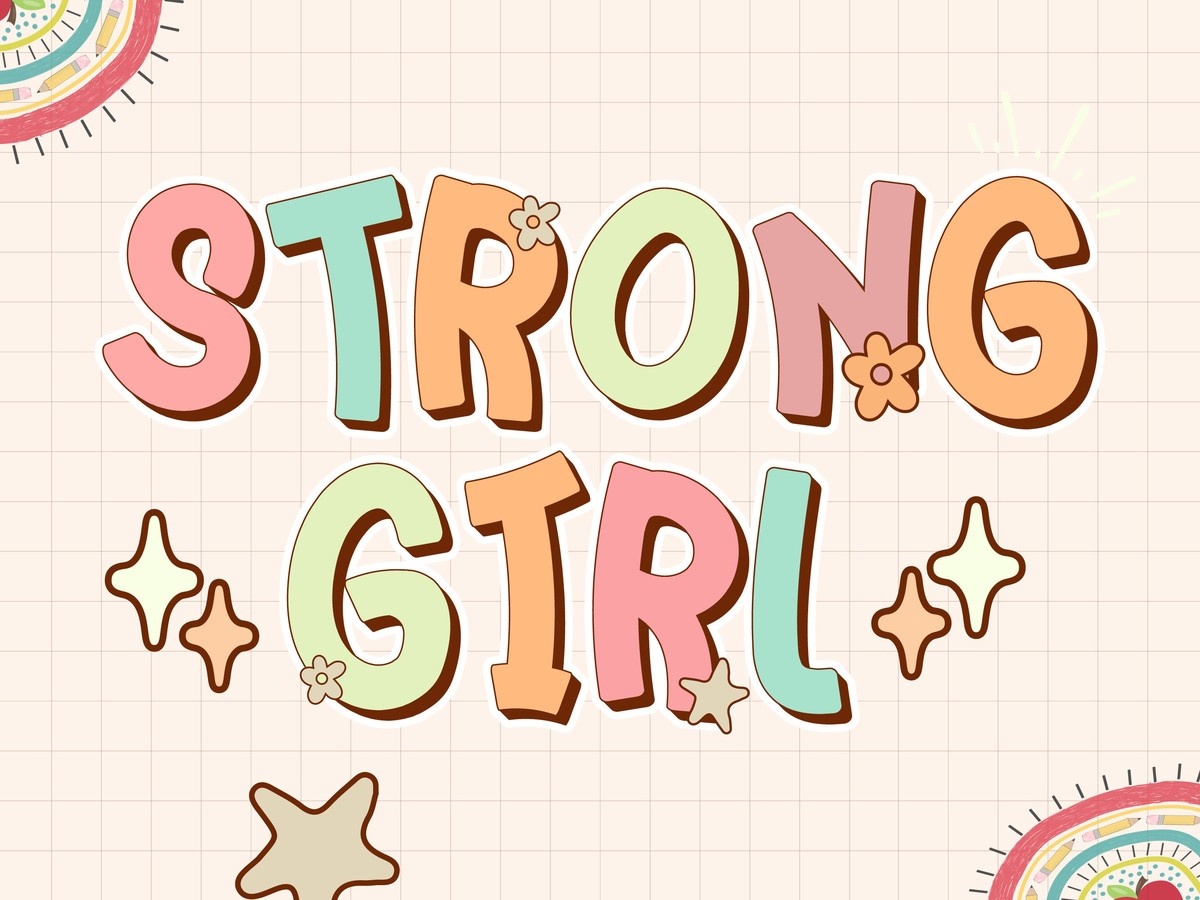 Шрифт Strong Girl