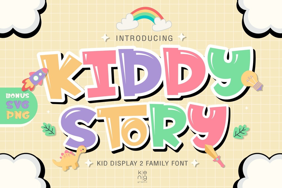 Шрифт Kiddy Story