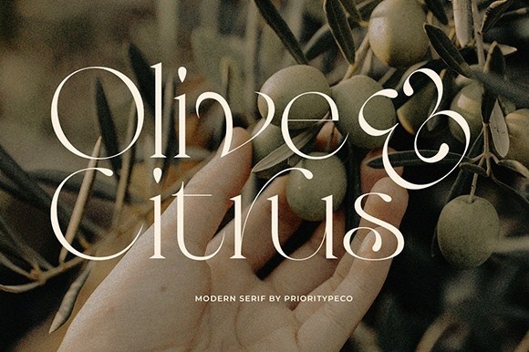 Шрифт Olive & Citrus