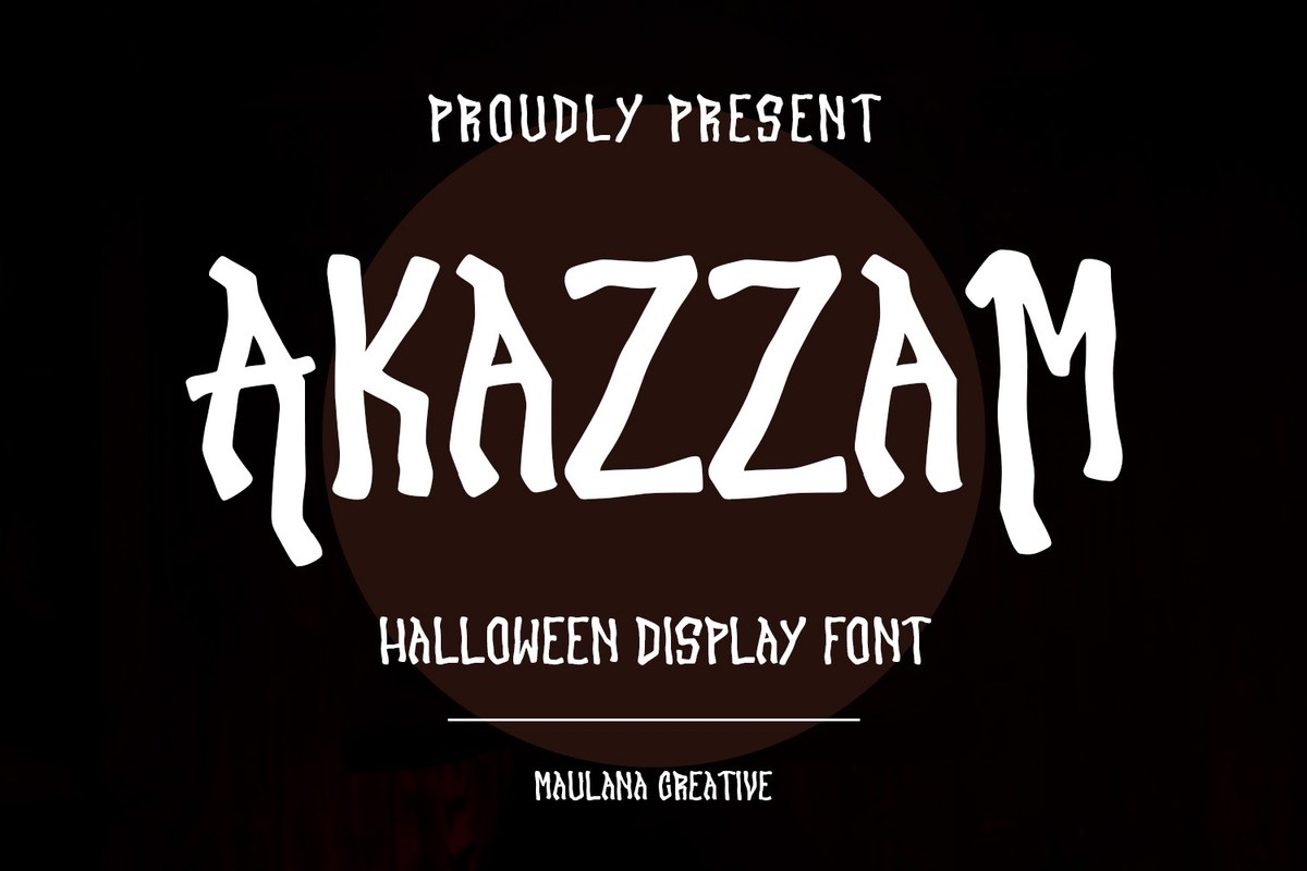 Шрифт Akazzam