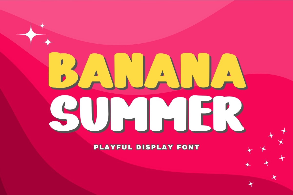 Шрифт Banana Summer