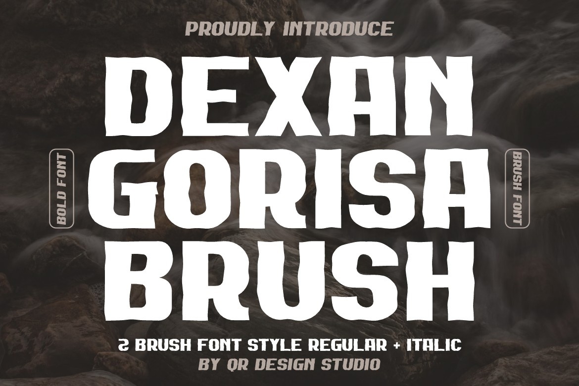 Шрифт Dexan Gorisa Brush