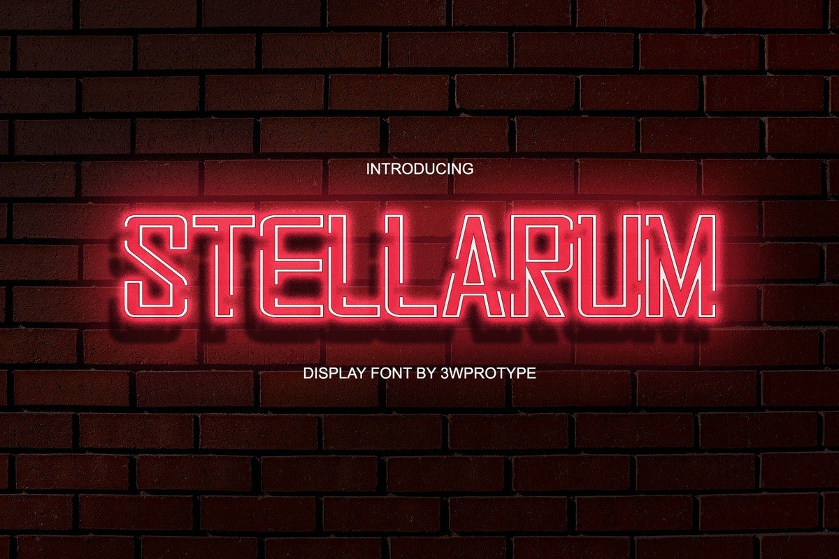 Шрифт Stellarum