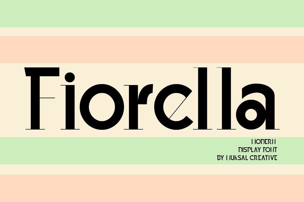 Шрифт Fiorella