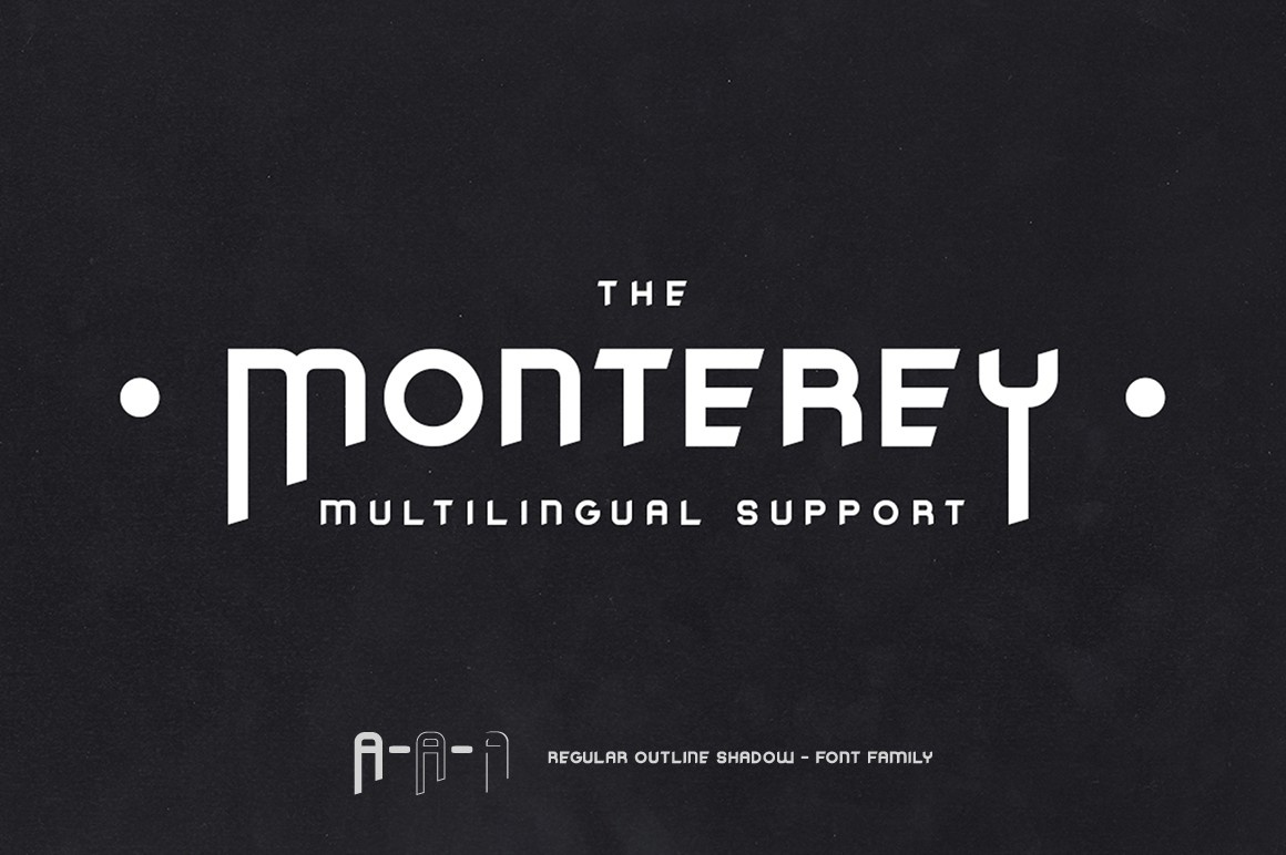 Шрифт The Monterey