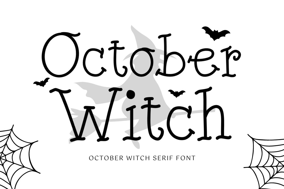 Шрифт October Witch