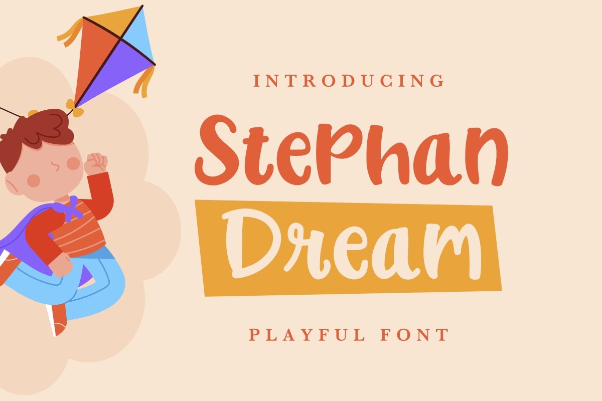 Шрифт Stephan Dream