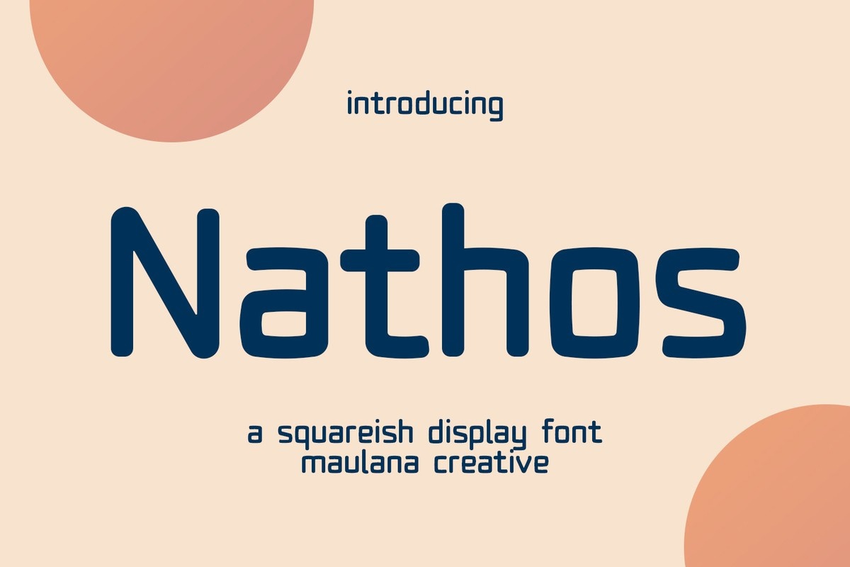Шрифт Nathos