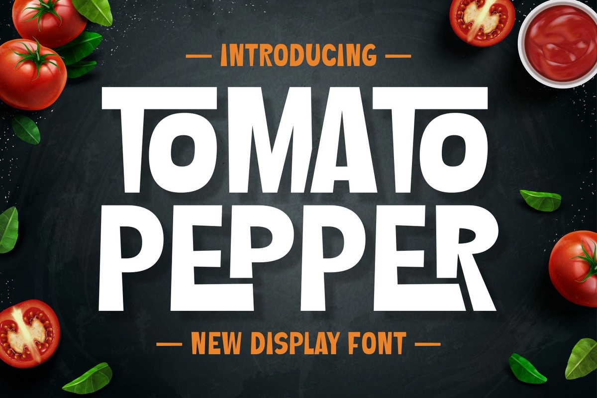 Шрифт Tomato Pepper