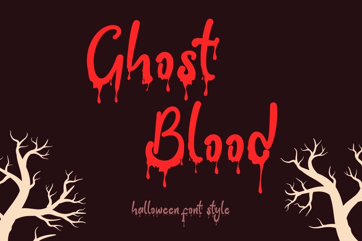 Шрифт Ghost Blood