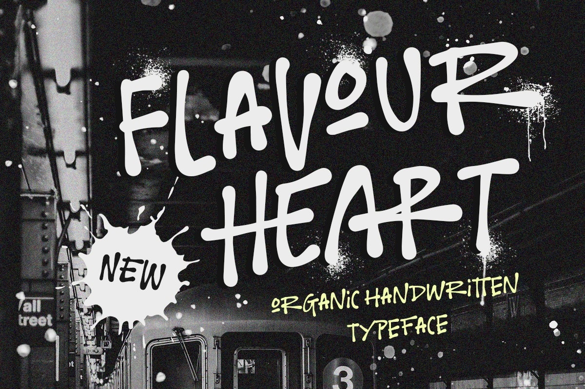 Шрифт Flavour Heart