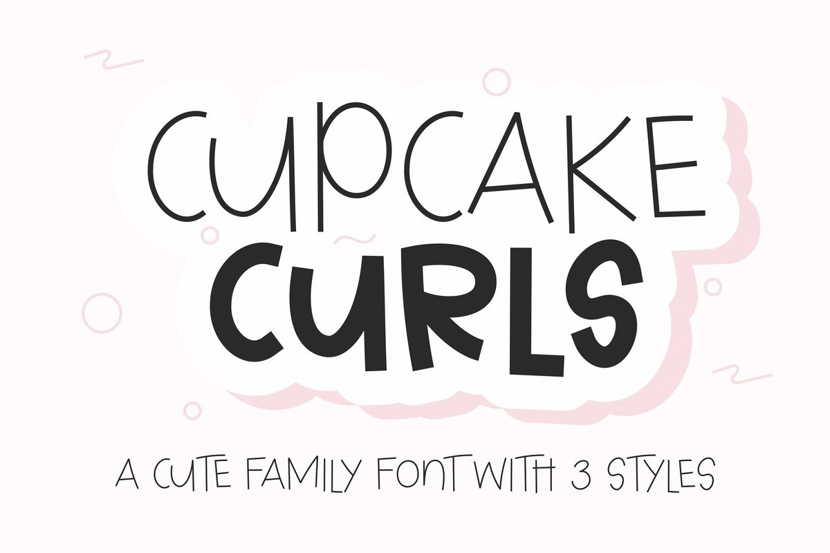 Шрифт Cupcake Curls