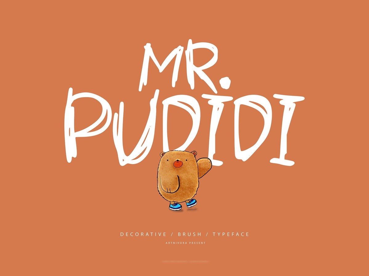 Шрифт Mr. Pudidi