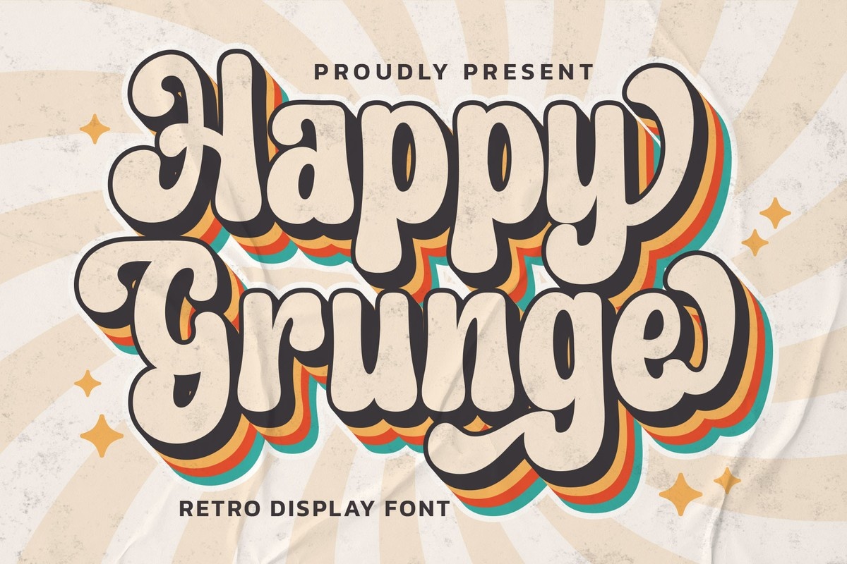 Шрифт Happy Grunge
