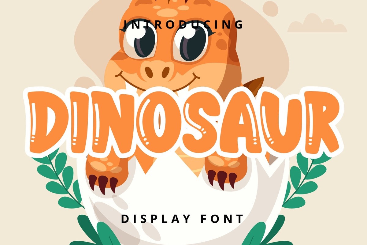 Шрифт Dinosaur