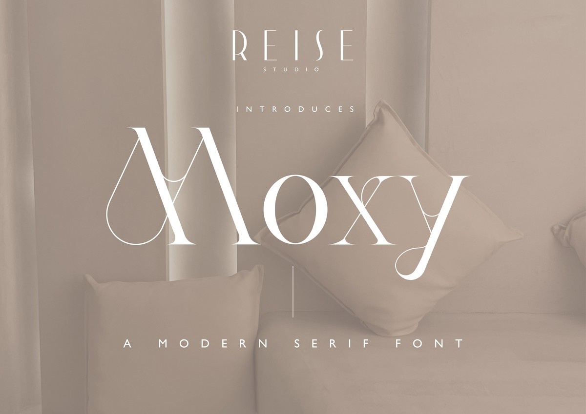 Шрифт Moxy