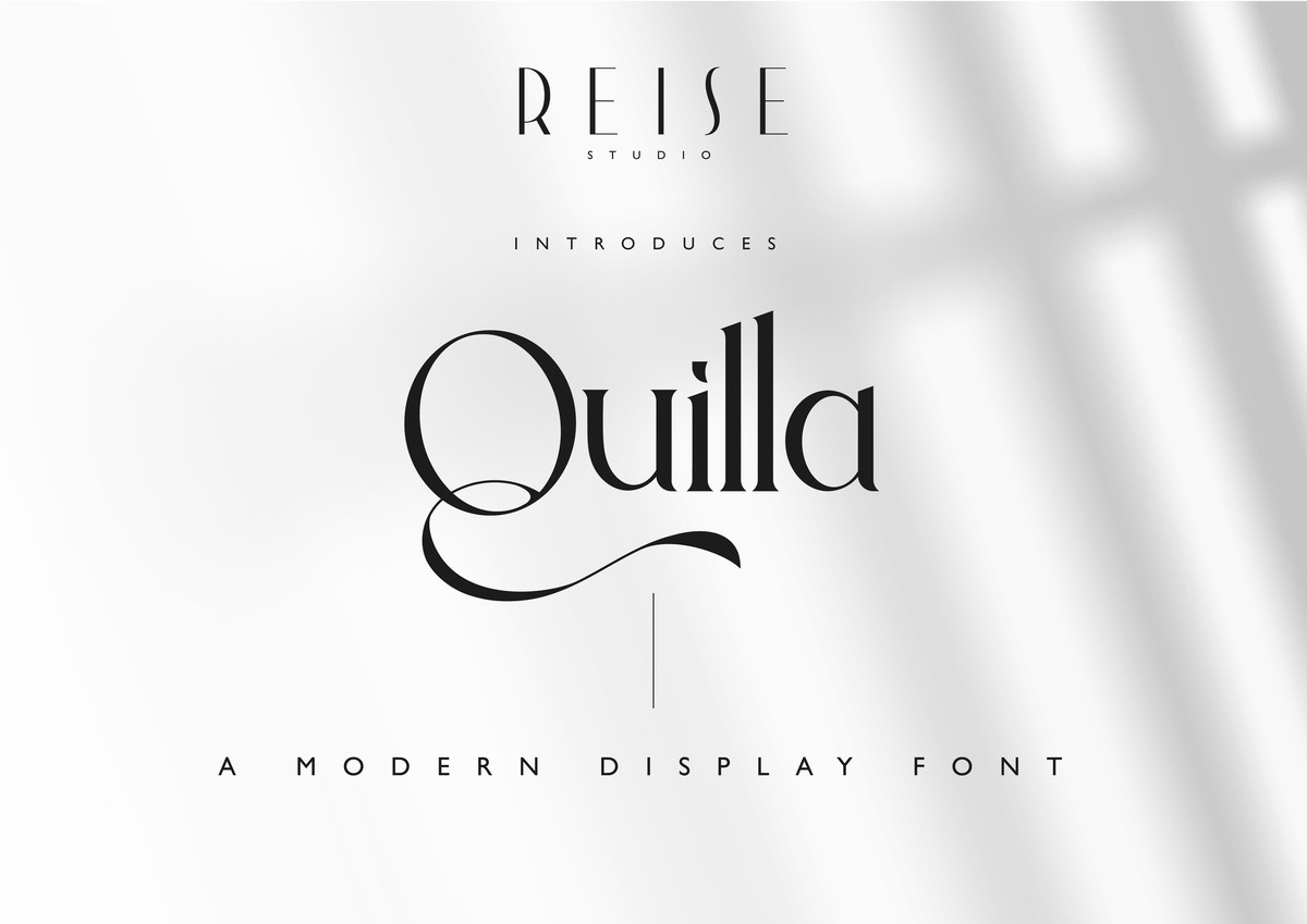 Шрифт Quilla