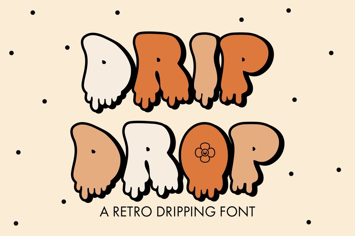 Шрифт Drip Drop
