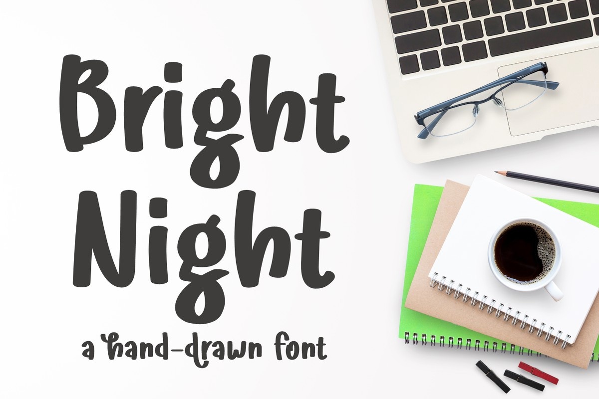 Шрифт Bright Night