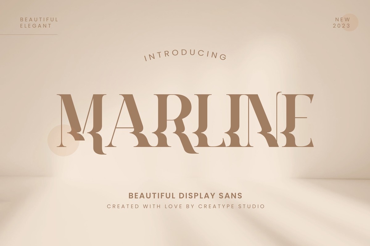 Шрифт Marline