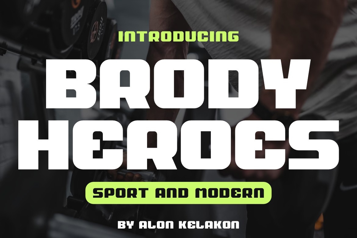 Шрифт Brody Heroes