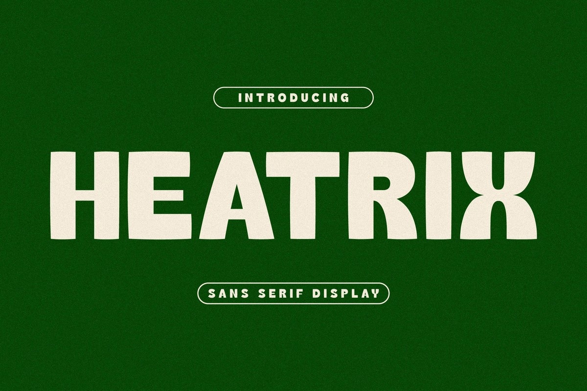 Шрифт Heatrix
