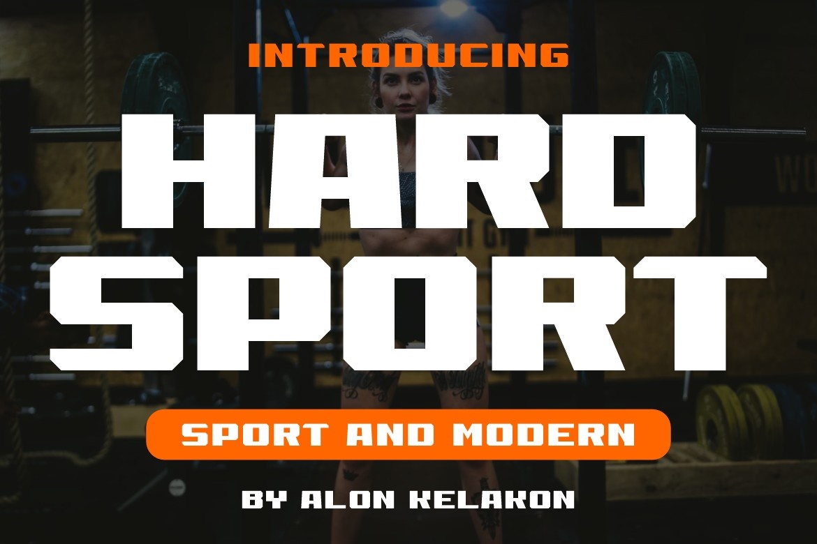 Шрифт Hard Sport