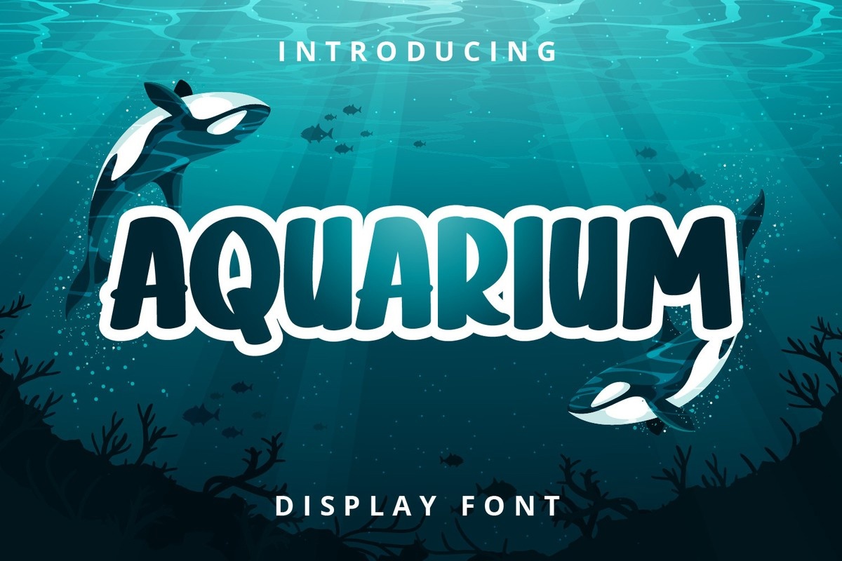 Шрифт Aquarium