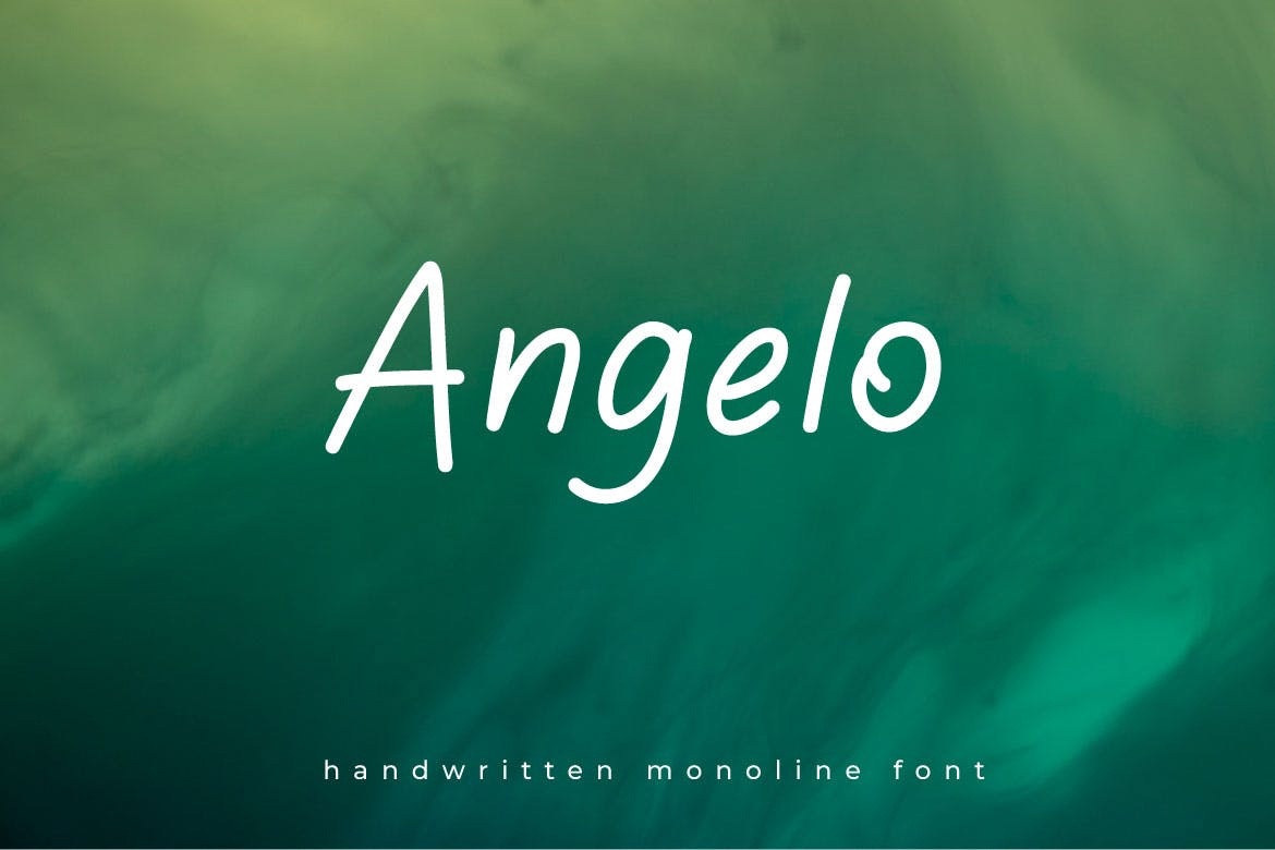 Шрифт Angelo