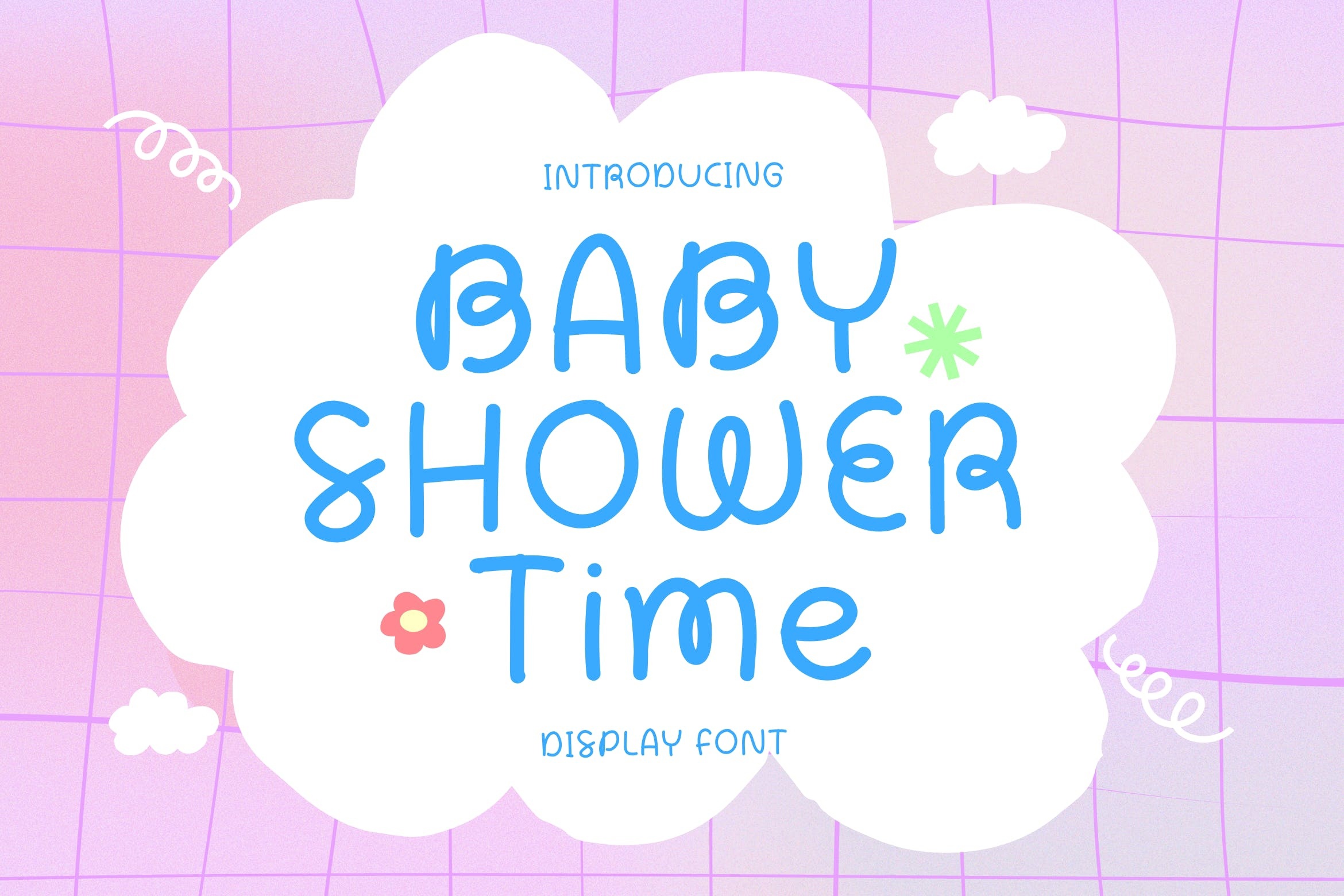Шрифт Baby Shower Time