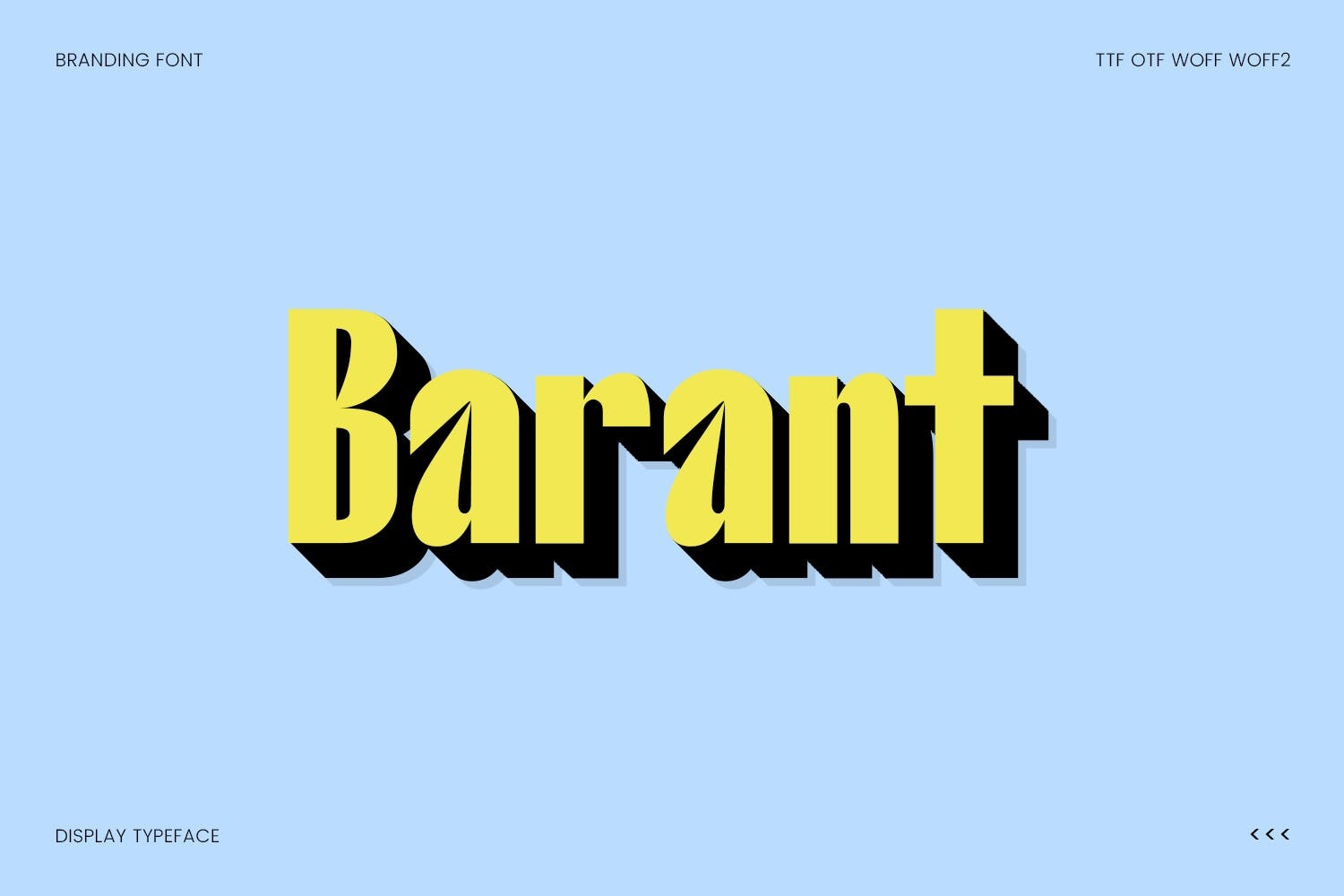 Шрифт Barant