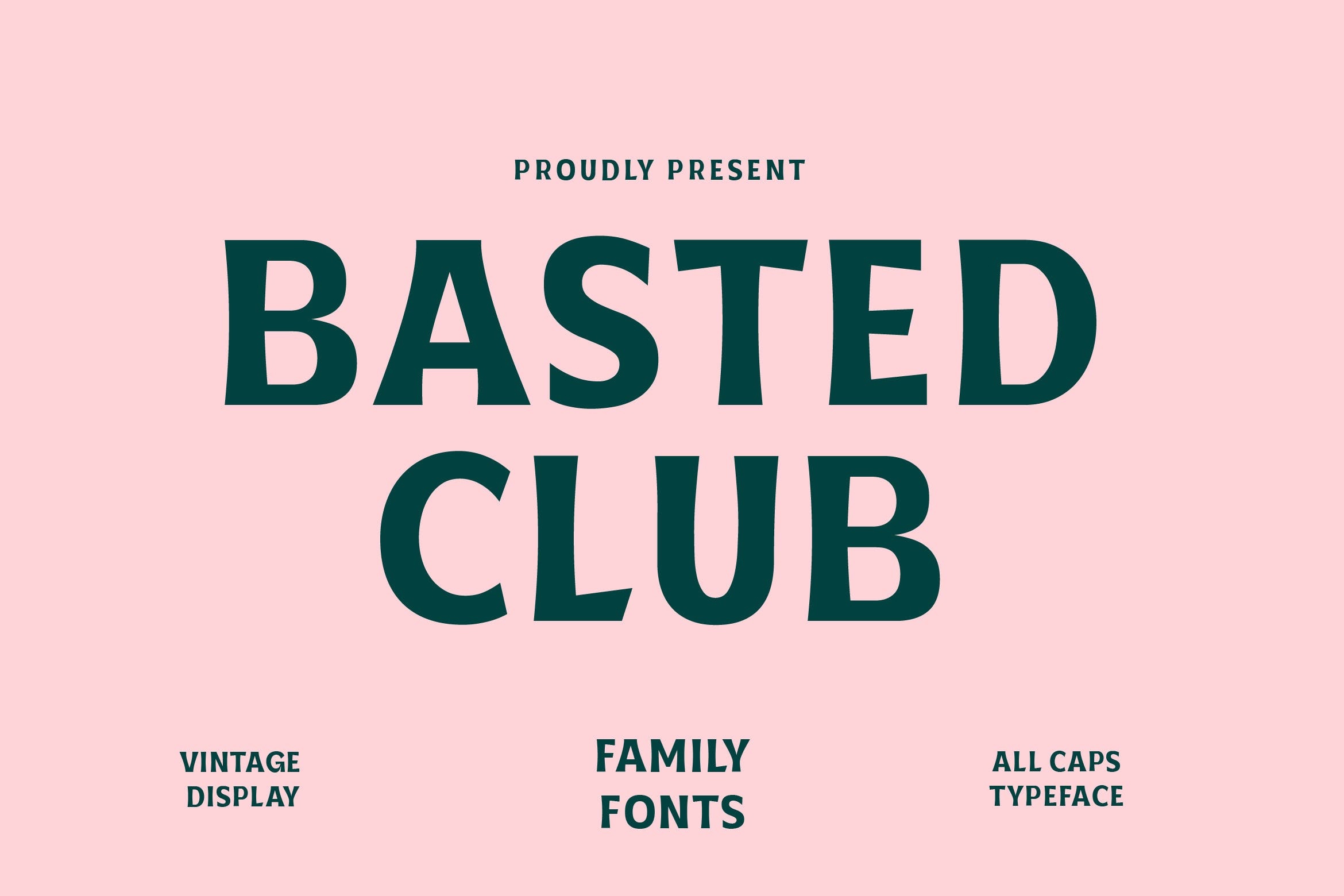 Шрифт Basted Clubs
