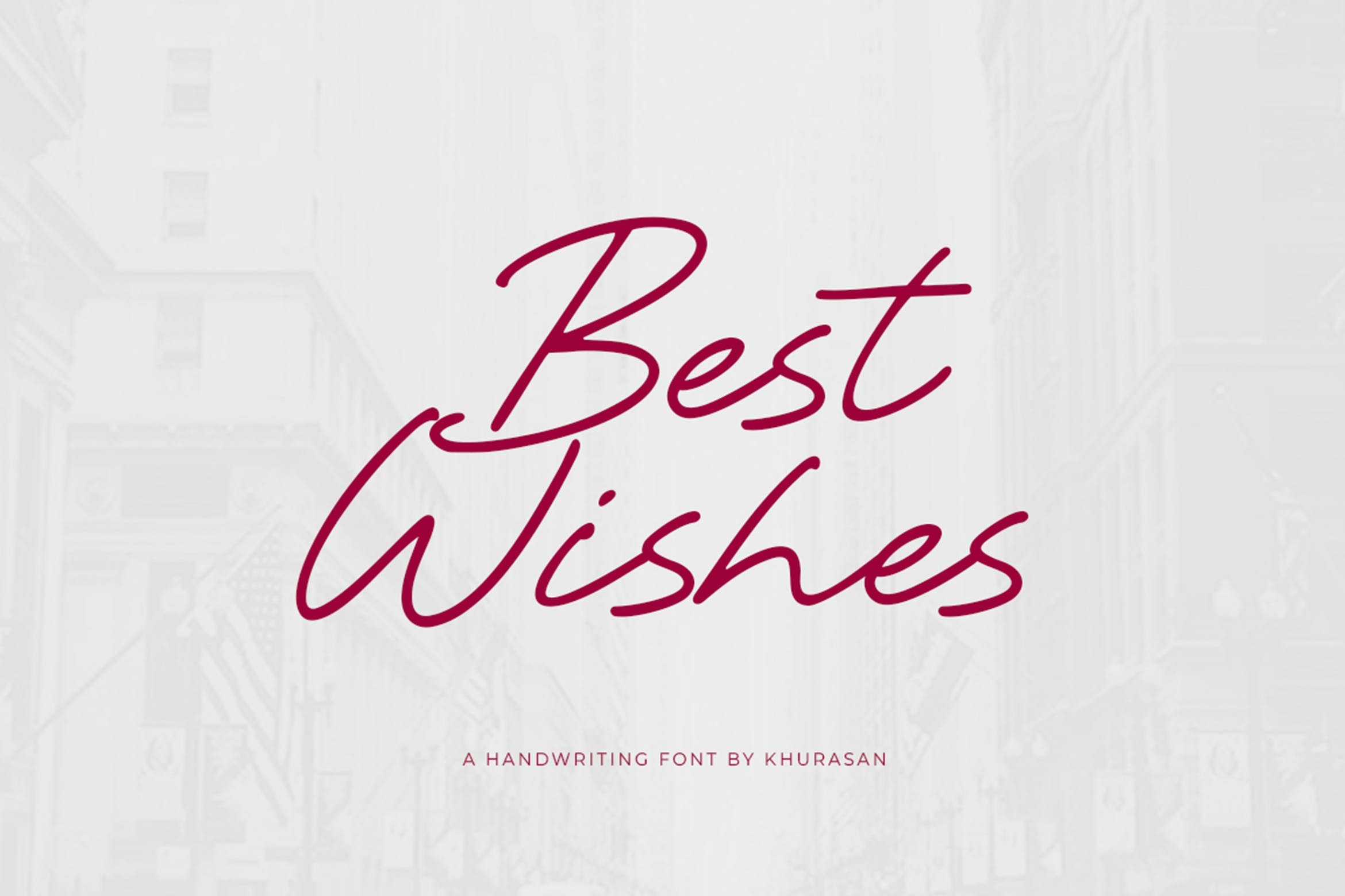 Шрифт Best Wishes
