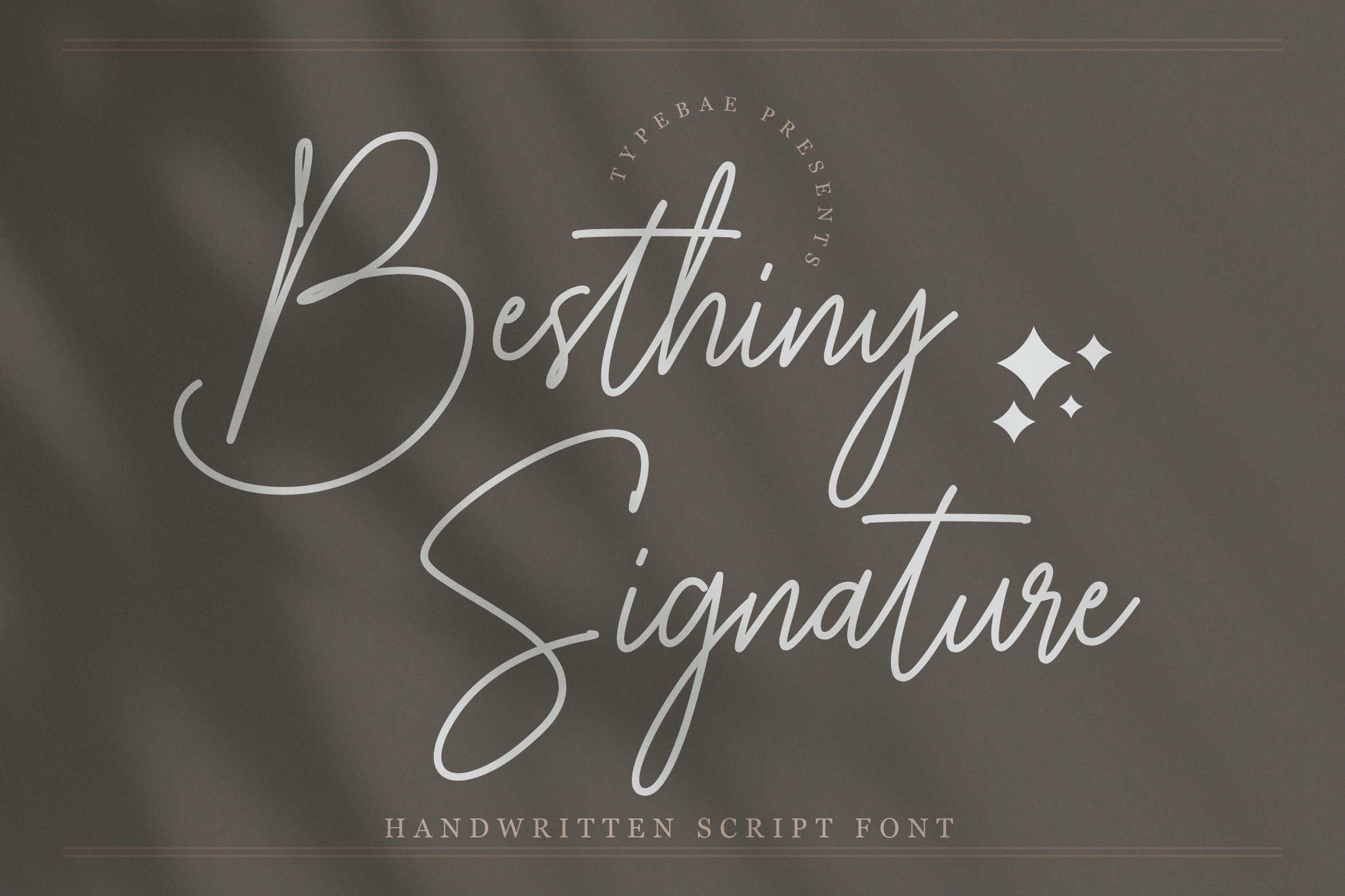 Шрифт Besthiny Signature