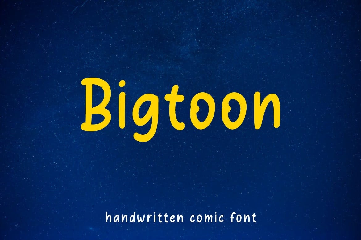 Шрифт Bigtoon