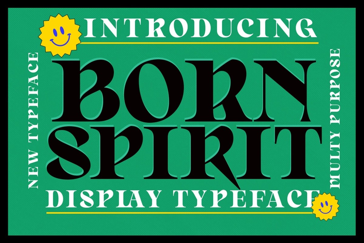 Шрифт Born Spirit