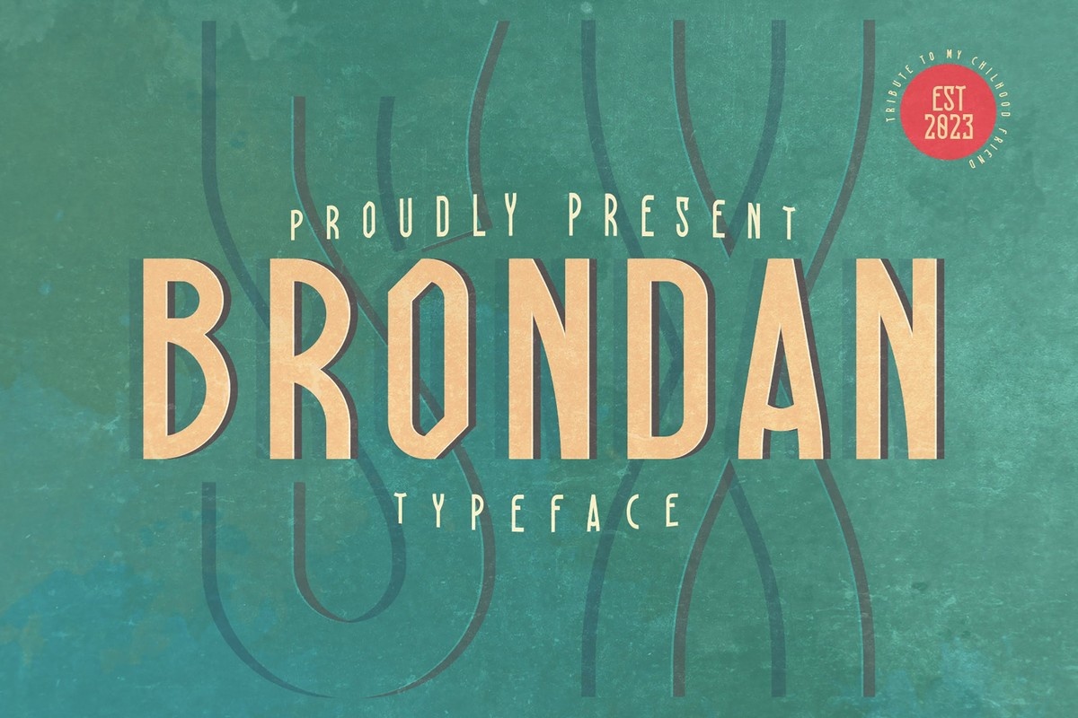Шрифт Brondan SX