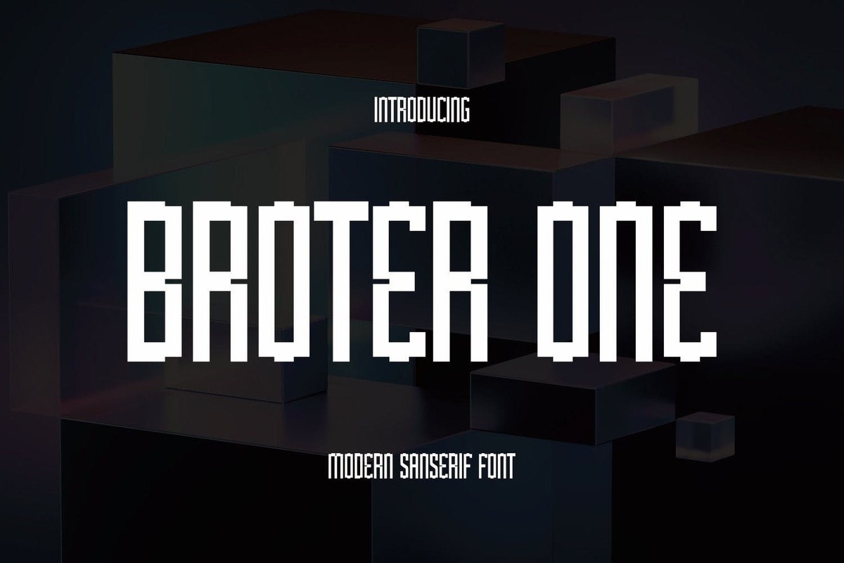 Шрифт Broter One