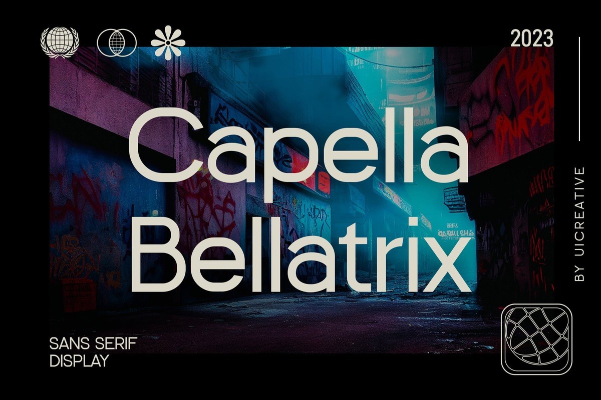 Шрифт Capella Bellatrix