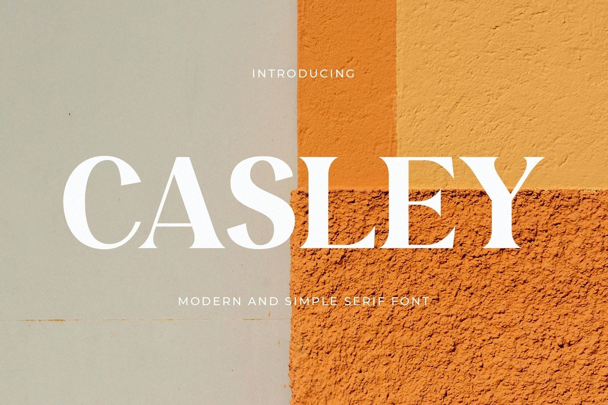 Шрифт Casley