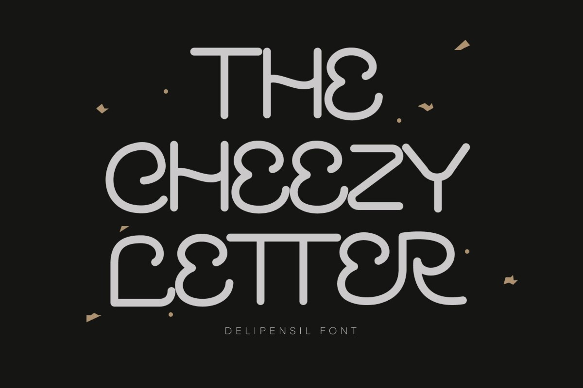 Шрифт Cheezy