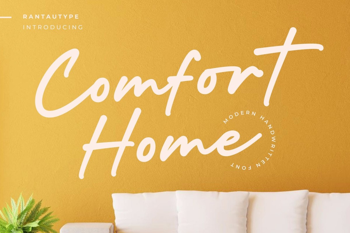 Шрифт Comfort Home
