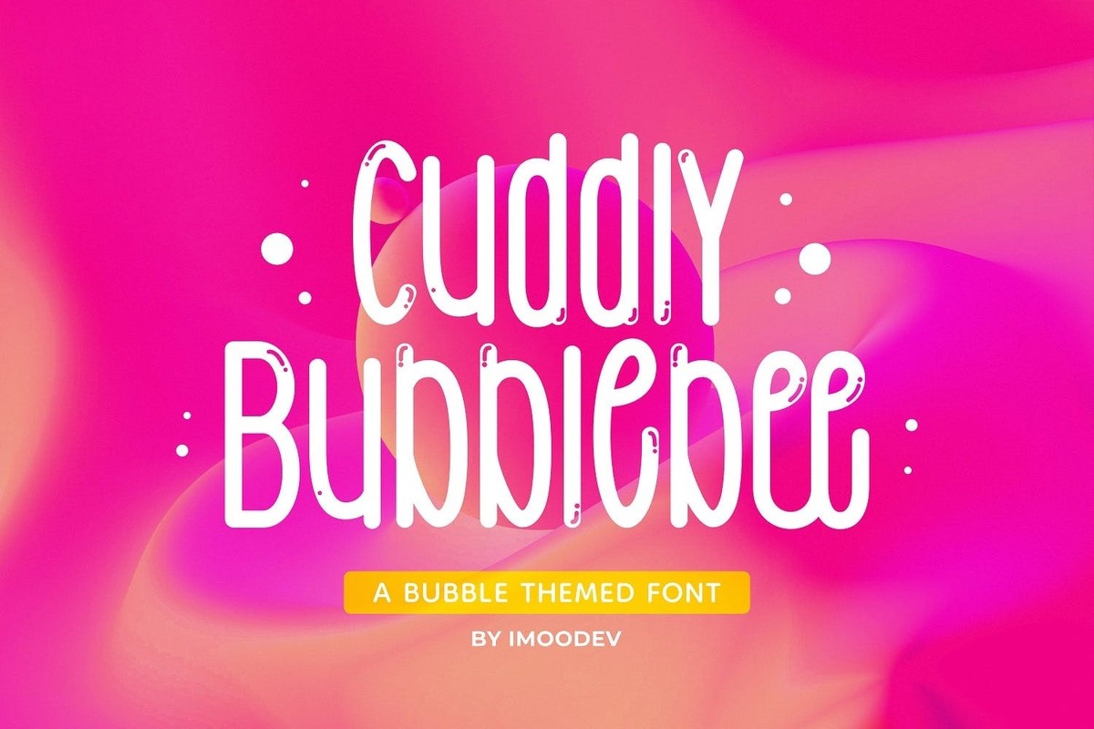 Шрифт Cuddly Bubblebee